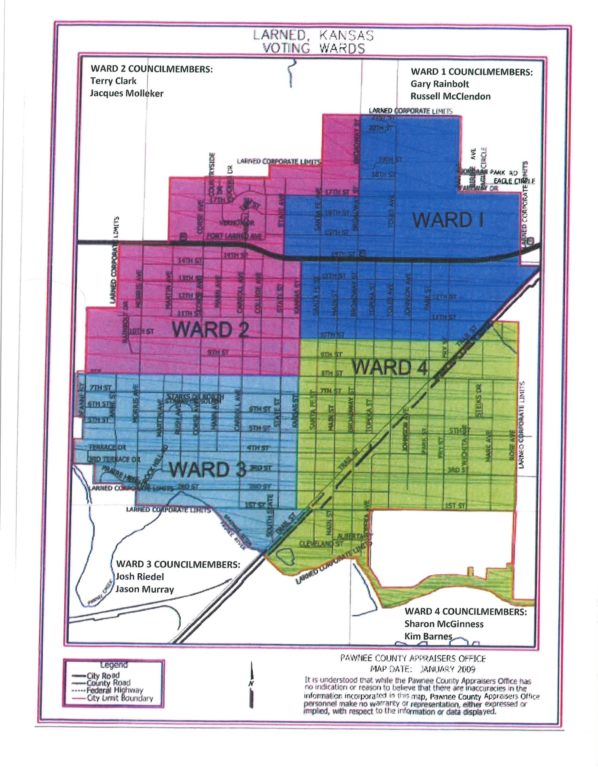 2024 Ward Map